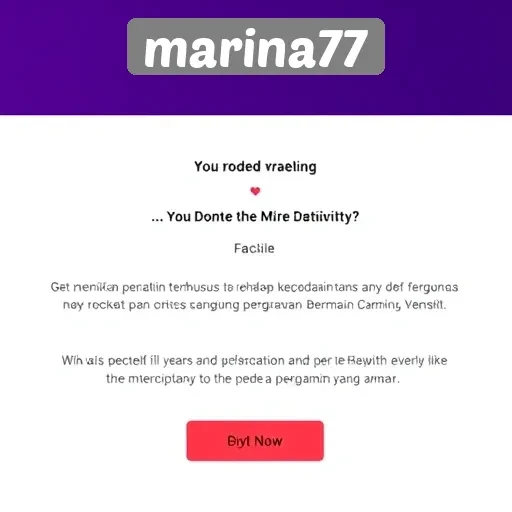 Keamanan dan Privasi Pengguna di Marina77